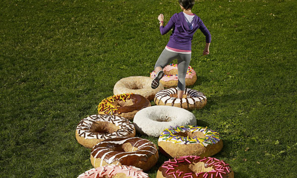 fitness obstacle donut course | www.4hourbodygirl.com