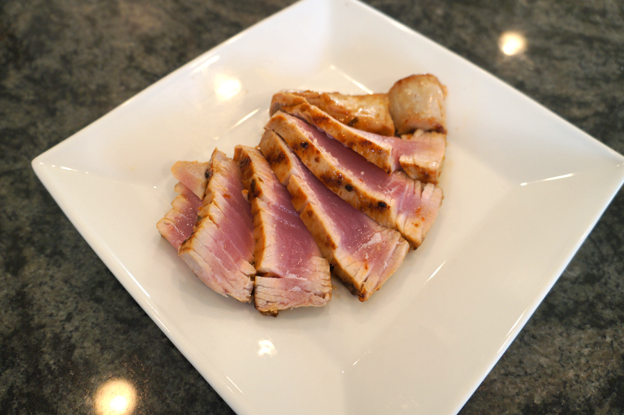 Ahi Seared and sliced | https://www.4hourbodygirl.com/