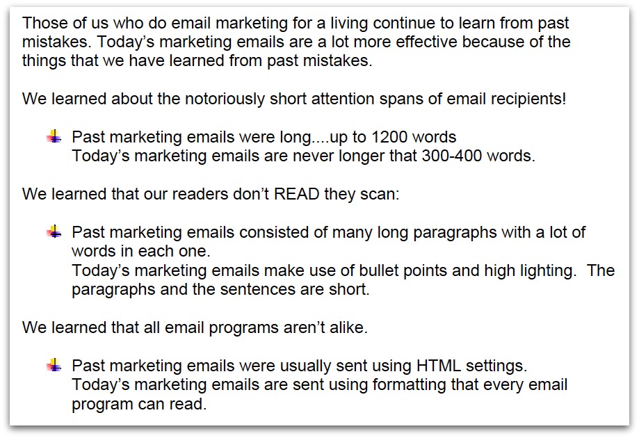 E-Mail Marketing Basics Screen Shot | www.4hourbodygirl.com