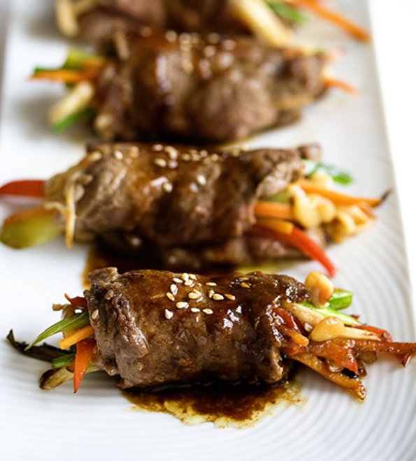 PAN SEARED STEAK ROLLS | www.4hourbodygirl.com