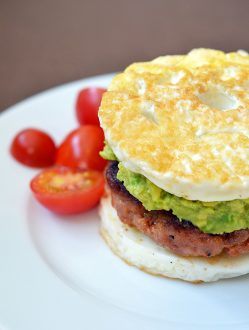 SAUSAGE EGG “MCMUFFIN” | www.4hourbodygirl.com