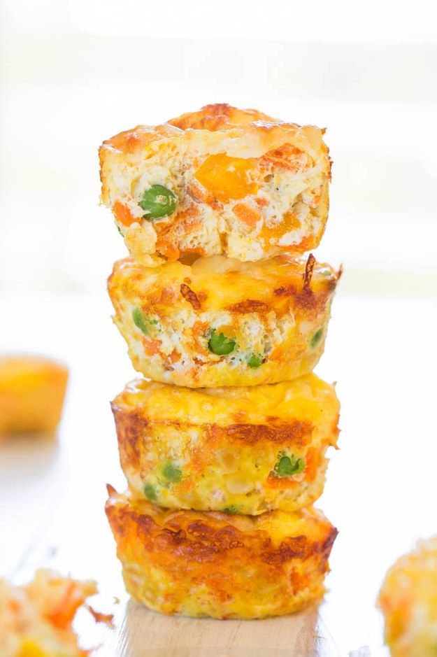 Cheese & Veg Egg Muffins | www.4hourbodygirl.com