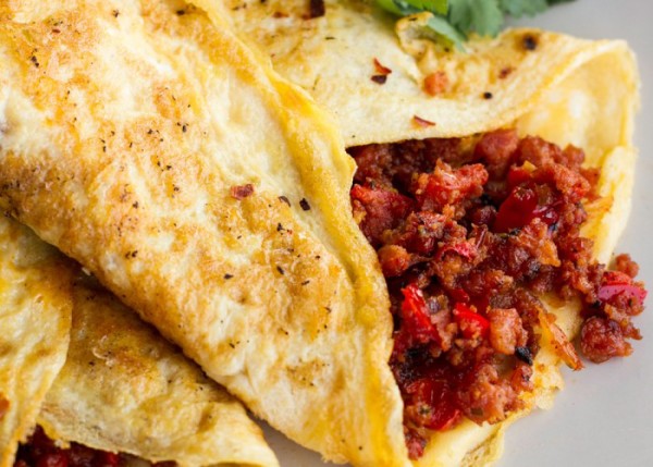 harissa_chorizo_omelette  | www.4hourbodygirl.com