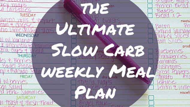 Ultimate Slow Carb Weekly Meal Plan