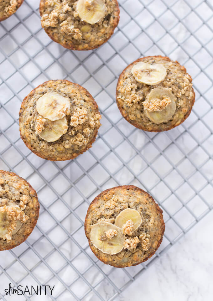 Banana-oat-muffins | www.4hourbodygirl.com